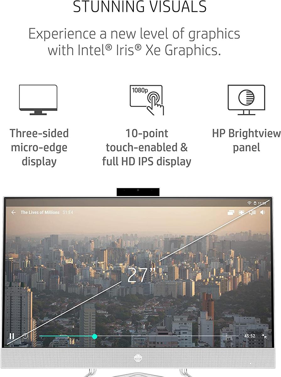 HP All-in-One 27-DP1006D Desktop PC